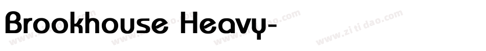 Brookhouse Heavy字体转换